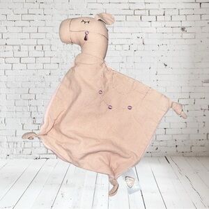 Fehn Schmusetuch Alpaca Pink  Baby Kuscheltuch Security Blanket Lovey Germany